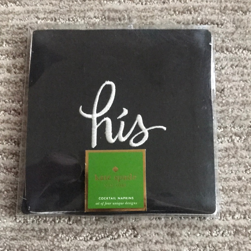 Kate spade cocktail napkins never used